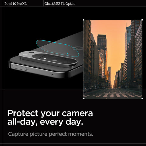 Spigen Pixel 10 Pro XL Lens Protector - Optik EZ Fit (2 Pack)